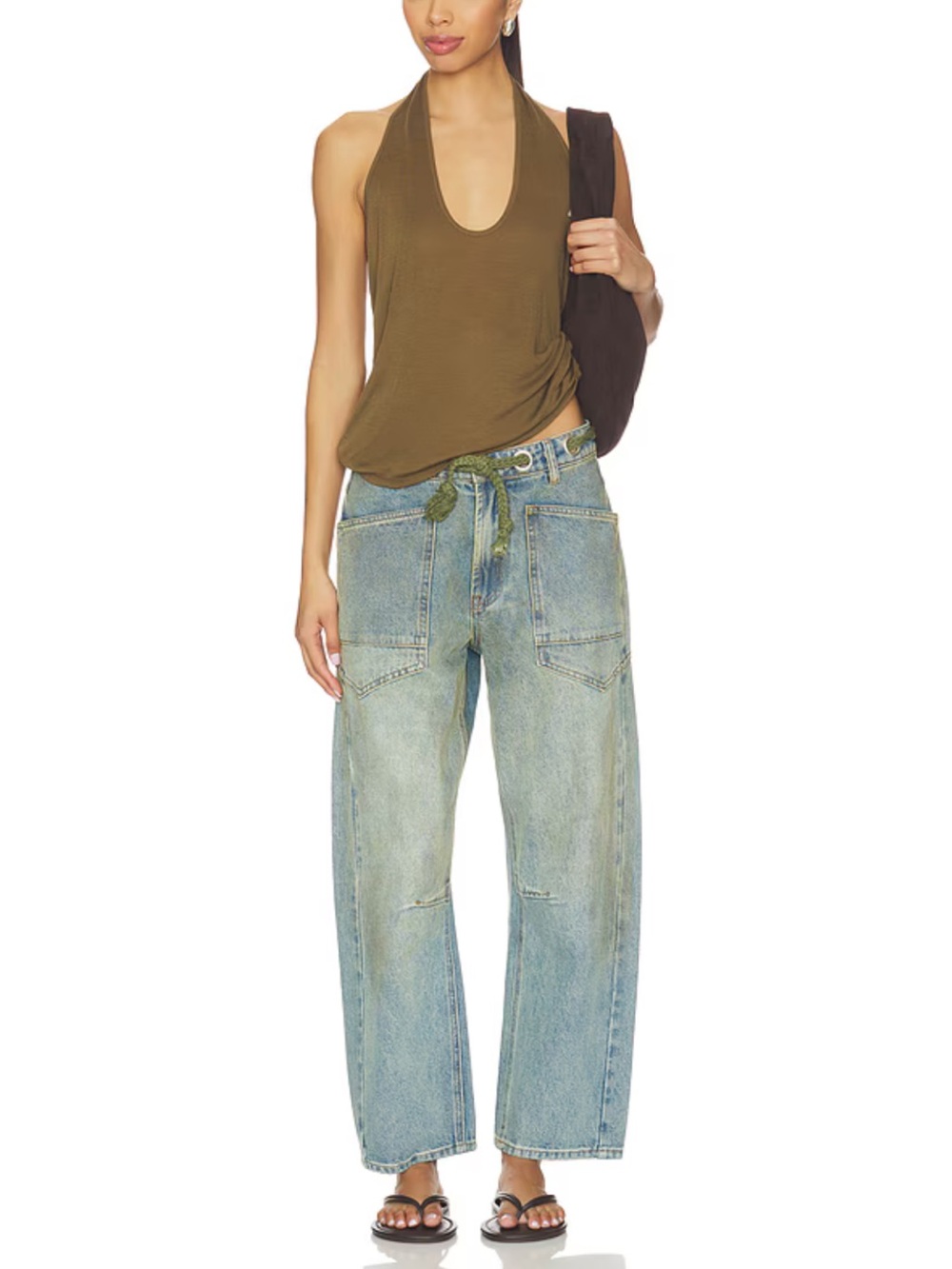 Lioness Rush Hour Boyfriend Distressed Women’s Jeans - Blue